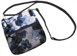 SALE Glove It Ladies 2-Zip Convertible Cross-body Bags - Indigo Poppy
