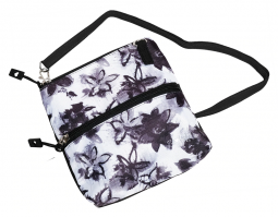 Glove It Ladies 2-Zip Convertible Cross-body Bags - Graphite Flower
