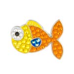 BonJoc Crystal Ladies Golf Ball Marker & Visor Clips - Goldfish