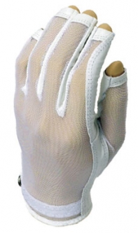 Evertan Ladies Three Quarter Golf Gloves - White Pearl (LH Only)